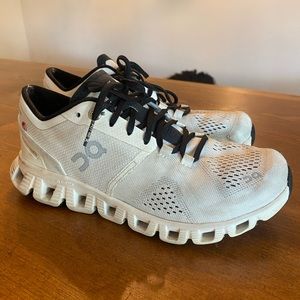 On cloud tennis shoes